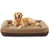 Pawk Cuccia Cane Interno Taglia Grande, XL Cuccia per Cani Sfoderabile e Lavabile, Cuscino per Cani Morbido Antiscivolo Anti-ansia, 91x69x20cm