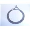 Champion-L&J Pets UK Collare a catena per cani, resistente, cromato, a 2 e 3 file, a semisegno, resistente, a mezza scacchiera, collare per addestramento (3 file, 60 cm