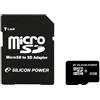 Silicon power 8GB Scheda MicroSD Silicon Power SDHC (Class 10) w/adaptor [SP008GBSTH010V10-SP]