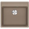 Franke Lavello da Incasso Fragranite Monovasca 56 x 51 cm con Banco Miscelatore Maris Oyster Franke MRG 610-52 TL 114.0661.648