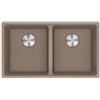 Franke Lavello da Incasso Fragranite 2 Vasche 76 x 44 cm Maris Oyster Franke MRG 620-35-35 114.0661.688