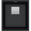 Franke Lavello da Incasso Fragranite Monovasca Sottotop 41 x 46 cm Kubus 2 Vasca 37 x 42 cm Nero Franke KNG 110-37 125.0529.308