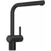 Franke Miscelatore da Incasso Doppia attivazione Cucina con Sensore automatico apertura acqua Canna girevole Acciaio Black Steel Franke Atlas Neo Sensor 115.0625.525
