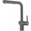 Franke Miscelatore da Incasso Monocomando Cucina Canna girevole e Doccetta estraibile doppio getto Risparmio idrico Stone Grey Franke Active Doccia 115.0653.385