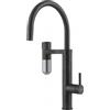 Franke Miscelatore cucina con canna girevole e filtro acqua integrato Finitura Cromato - Industrial Black Franke Vital Capsule 2 in 1 120.0621.312