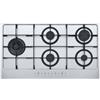 Franke Piano Cottura da Incasso 88 cm 5 Fuochi Gas con Doppia Corona Griglie in Ghisa Acciaio Inox satinato Maris 750 Franke FHMA 905 4G DC XS C - 106.0554.383