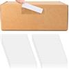 QINGZY Porta Etichette Autoadesivo, 32 Pezzi Etichette Adesive per Mensole, 11x3cm Tasche Adesive Trasparenti, Portaetichette per Supermercati, Armadietti, Scaffali, Uffici