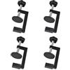 Ruikcoll 4 Pezzi 8-54 Mm C Morsetto Kit, Morsetto da Tavolo, Morsetto a Vite Regolabile con Pad in Gomma Antiscivolo, Morsetto a Vite Piccolo Regolabile C Morsetto per Morsetti Saldatura Legno