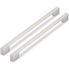 SYZOW 6 Pezzi Maniglie per Mobili da Cucina in Nichel Satinato Spazzolato - 224mm tra Centri - Maniglie per Cassetti - Ferramenta per Cucina