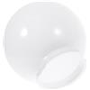 ifundom Paralume Globo Sferico 25 CM Acrilico Bianco Opaco Copertura per Lampada da Esterno Accessorio Multifunzione per Giardino Patio e Muro Attacco Standard