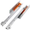 Generico Compatibile con le guide for cassetti DTC Push to Open(16inches 400MM)