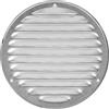 ABOUT VENT Ø 160mm Griglia di Ventilazione in Acciaio Zincato con Zanzariera - Griglie di Aerazione in Metallo