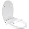 SAMODRA Bidet sedile WC - Doccia WC Bidet WC giapponese - sedile WC con abbassamento automatico - non elettrico bidet doppio ugello autopulente