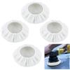 Zephyra Set 4 Cuffie Lucidanti in Lana 220-250 mm - Tamponi per Lucidatrice Einhell CE-CB 18/254 Li, CC-PO 90 - Compatibile Lucidatrice Auto a Batteria e Flex