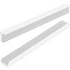 JIALUO0318 Maniglione per Porta Lega di Alluminio Maniglie per Mobili Armadio Maniglie Maniglia Cucina Pomolo 2 Pezzi (White,B Hole Pitch 192mm)