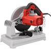 Caskunbsy Sega troncatrice da 1200 W, 5200 giri/min, lama da 185 mm, angolo di taglio 0-45°, rame/alluminio/nylon, per legno e metallo, argento/rosso/nero