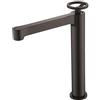 i-mex Rubinetto lavabo alto monocomando colore nero opaco serie OLIMPO BDC033-3NG