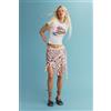 Desigual, pareo corto con specchi, Cotone, Rosso, U