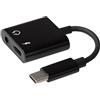 Maplin - Adattatore da USB-C a jack AUX da 3,5 mm + adattatore di ricarica USB-C QC 3.0 PD