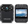 CAMMHD 1296P D1-64GB Body Cam Impermeabile 8 Ore Scheda Esterna Visione Notturna Adatta per le Forze dell'ordine di Sport all'aria Aperta