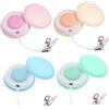 Artibetter Set 4 Panni Pulizia Schermo Telefono Macaron con Cordino Portachiavi, Doppia Microfibra e Spugna per Smartphone, Tablet e Fotocamere, Pulitore Compatto Portatile Colore Casuale