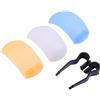 Kukyller Diffusore Flash per Fotocamera, Pratico Diffusore per Flash a 3 Colori con Staffa Pop Up per Fotografia per Fotocamera DSLR SLR
