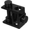 TOGEVAL Supporto Lampada da Tavolo Esterno, Morsetto per Luce Campeggio Portatile in Lega di Alluminio, Adatto per Tavoli Fino a 28 Mm e Asta Luce Max 16 Mm