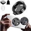 VIVBCLI Filtro magnetico anti-riflesso per telefono, CPL 52 mm + filtro per fotocamera a stella e polarizzatore, attacco magnetico portatile pieghevole HD per iPhone, Samsung e Android (1)