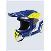 AIROH AVIATOR ACE 2 SHIELD BLUE/YELLOW Casco Cross