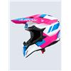AIROH WRAAAP VISION PINK GLOSS Casco Cross