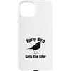 Birding in the 901 Custodia per iPhone 15 Plus Early Bird ottiene Lifer divertente Birding Humor