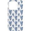 Mint Violet Designs Custodia per iPhone 14 Pro Motivo estetico costiero blu e bianco con alghe