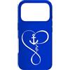 Anchor Heart Infinity Nautical Love Ocea Custodia per iPhone 17 Pro Anchor Heart Infinity Love Nautical Anchor Lover Donna Uomo