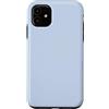 Minimalist Color Palette Studio Custodia per iPhone 11 Opere d'arte a colori minimalisti blu lilla nebbia