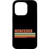 Retro Personalized Name outfit For Men W Custodia per iPhone 15 Pro MERCEDES Retro Personalizzato Nome Vintage Stripes