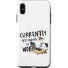 Workday Whimsy Custodia per iPhone XS Max Attualmente fingendo di lavorare Funny Goose