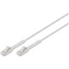 DIGITUS Cavo LAN Cat 6A - 2 m - 1 pezzo - 10 Gbps - connettore flessibile - versione slim AWG 32-7 - cavo di rete RJ45 - F-FTP - PoE+ - LSZH - compatibile con Cat7, Cat6, Cat5e - grigio