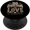 Bible Scriptures Corinthians 16:14 Appar Fai tutto in amore 1 Corinzi 16:14 Versetto della Bibbia di fede PopSockets PopGrip Adesivo