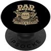 Father diy handyman repair garage auto e Papà, carburante, caffè, meccanico, citazione, vendemmia, strumento, illustrazione PopSockets PopGrip Adesivo