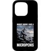 Alpha Wolf Meme Custodia per iPhone 15 Pro Micropene Divertente Uomini Inappropriati Rude Wolf Peinlich