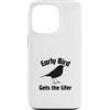 Birding in the 901 Custodia per iPhone 13 Pro Early Bird ottiene Lifer divertente Birding Humor