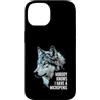 Alpha Wolf Meme Custodia per iPhone 14 Micropene Divertente Uomini Inappropriati Rude Wolf Peinlich