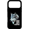 Alpha Wolf Meme Custodia per iPhone 17 Pro Max Micropene Divertente Uomini Inappropriati Rude Wolf Peinlich