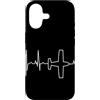 Airplane EKG Custodia per iPhone 17 Pilota Aereo Pilota Battito cardiaco Volare
