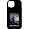 Alpha Wolf Meme Custodia per iPhone 15 Micropene Divertente Uomini Inappropriati Rude Wolf Peinlich