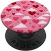 Hearts Love Pattern Gifts San Valentino Cuore Modello Rosa Rosso Giocoso PopSockets PopGrip Adesivo