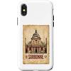 JB's Paris France Shop Custodia per iPhone X/XS Panthéon Sorbonne Distretto Amministrativo Parigi Pergamena