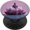 Buddha Designs by Kajiro Buddha astratto fiore di loto - buddismo spirituale buddista PopSockets PopGrip Adesivo
