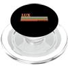 Retro Personalized Name outfit For Men W LUX Retro Personalizzato Nome Vintage Stripes PopSockets PopGrip per MagSafe