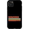 Retro Personalized Name outfit For Men W Custodia per iPhone 11 Pro Max MERCEDES Retro Personalizzato Nome Vintage Stripes